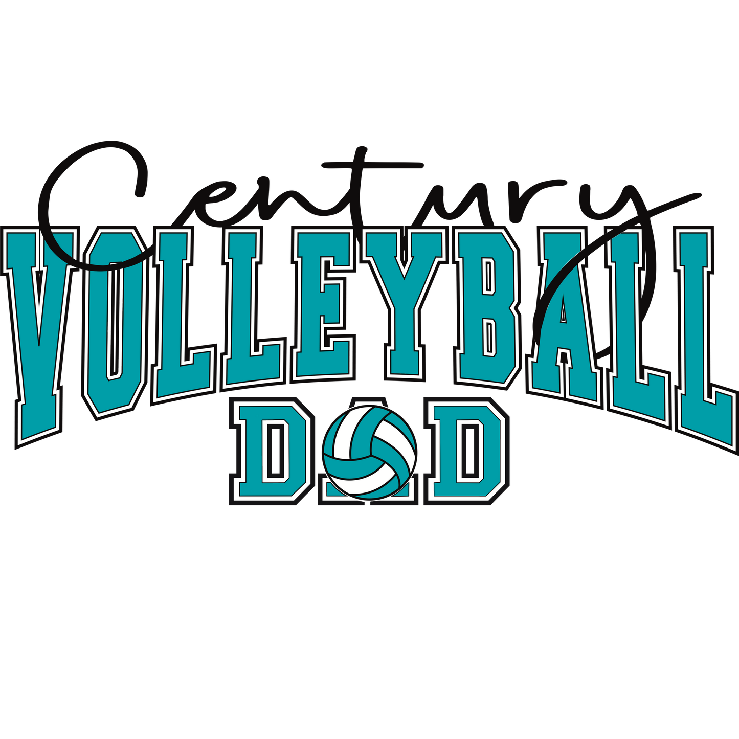 2026 Century Volleyball Dad Shirt