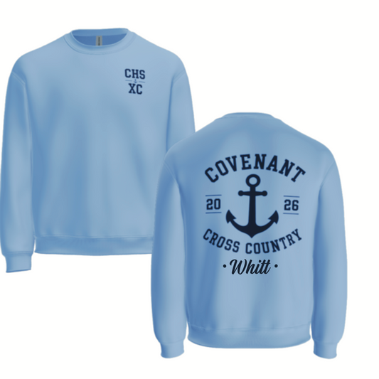 Covenant High School XC RUNNER Crewneck Sweatshirt