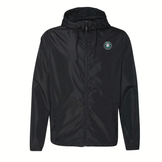 Lightweight Windbreaker Full-Zip Jacket