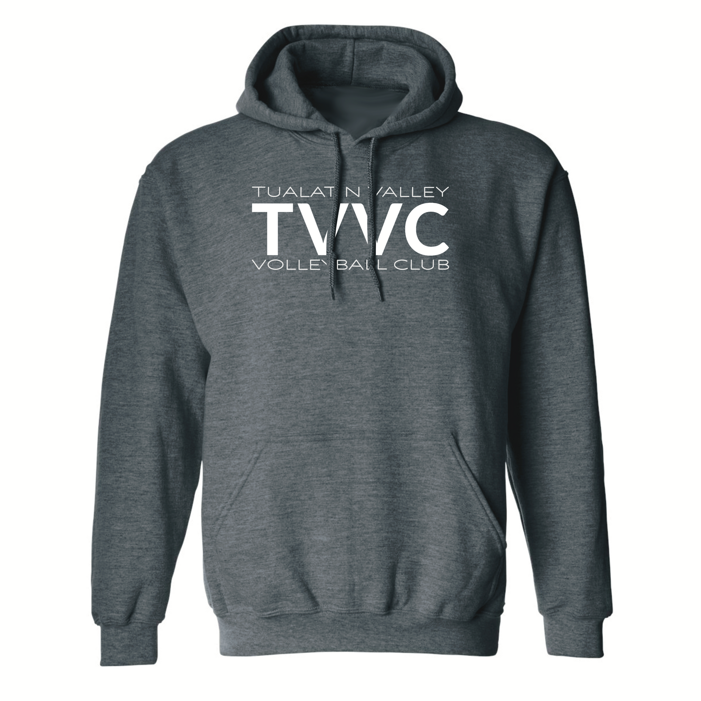 Hoodie White TVVC Logo