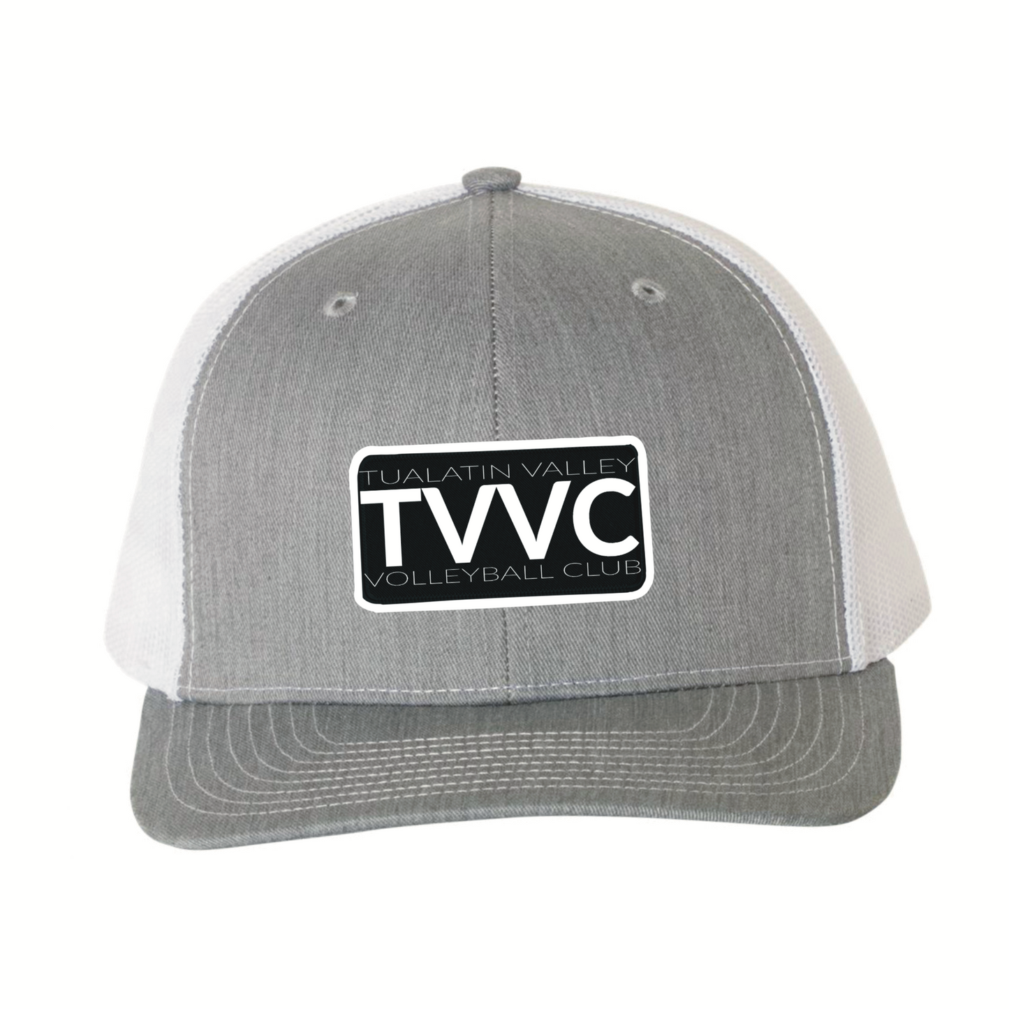 Grey Snap Back Hat TVVC Logo