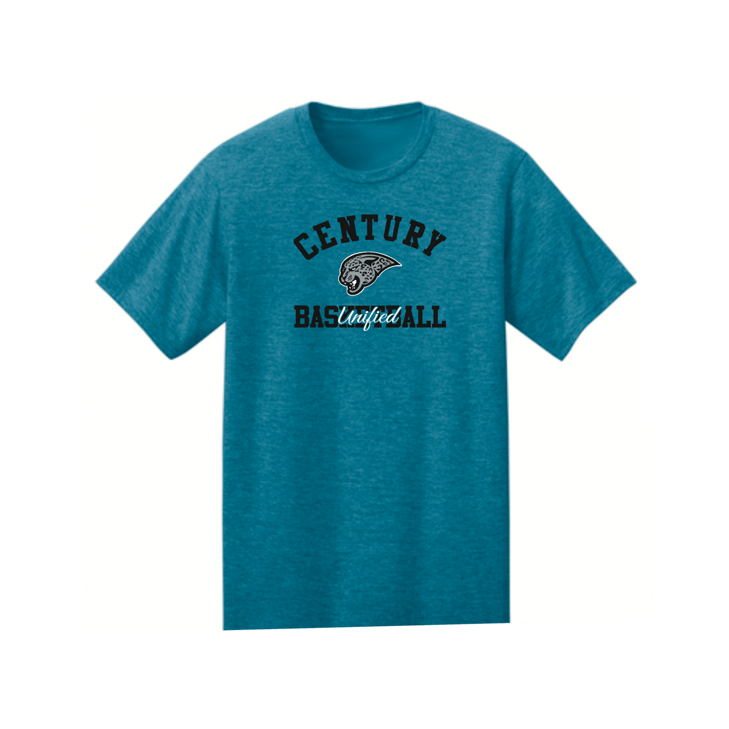 Teal Short Sleeve Shirt Unified Basketball